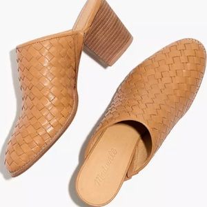 Madewell - the Harper mule in woven leather
